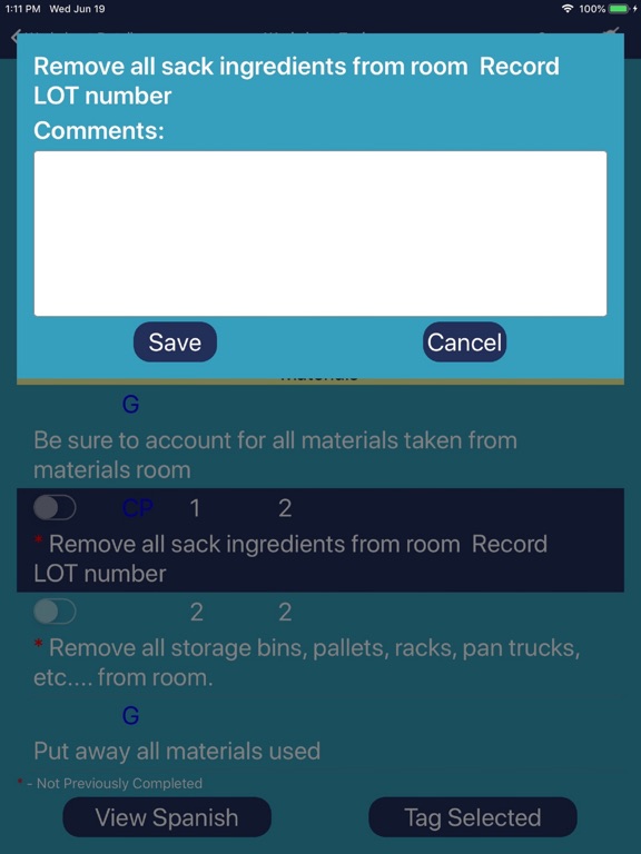 KLEANZ Food Safety Compliance iPad screenshot 5 - Business app
