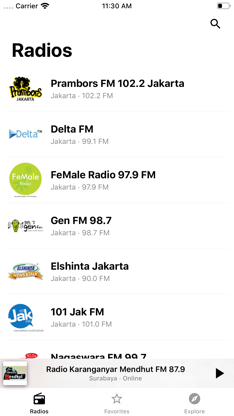 Radio FM Indonesia screenshot 1