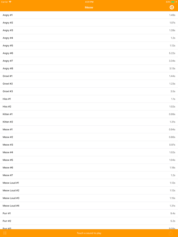 Screenshot #4 pour Meow - Cat Sounds