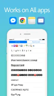 fancy text - keyboard fonts iphone screenshot 2
