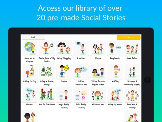 Social Story Creator & Library iPad screenshot 6 - Education app