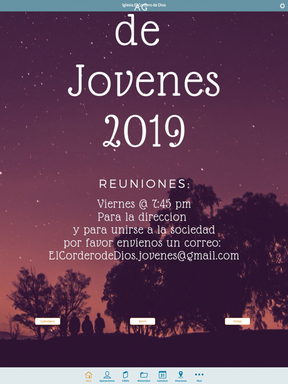 IGLESIA EL CORDERO DE DIOS iPad screenshot 1 - Lifestyle app