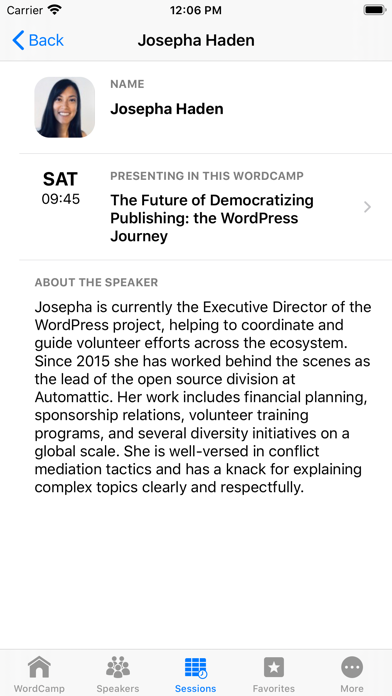 WP Camps iPhone screenshot 7 - Reference app