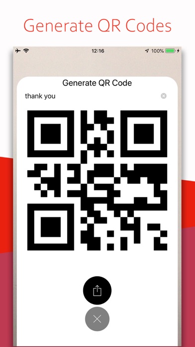 QR Code Scanner&Generator iPhone screenshot 3 - Productivity app