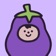 Eggby the Eggplant app icon - Stickers app for iPhone
