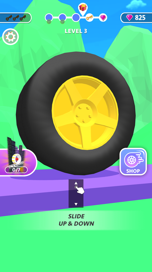 #1. Wheel Shift (iOS) 由: KobGames Studios