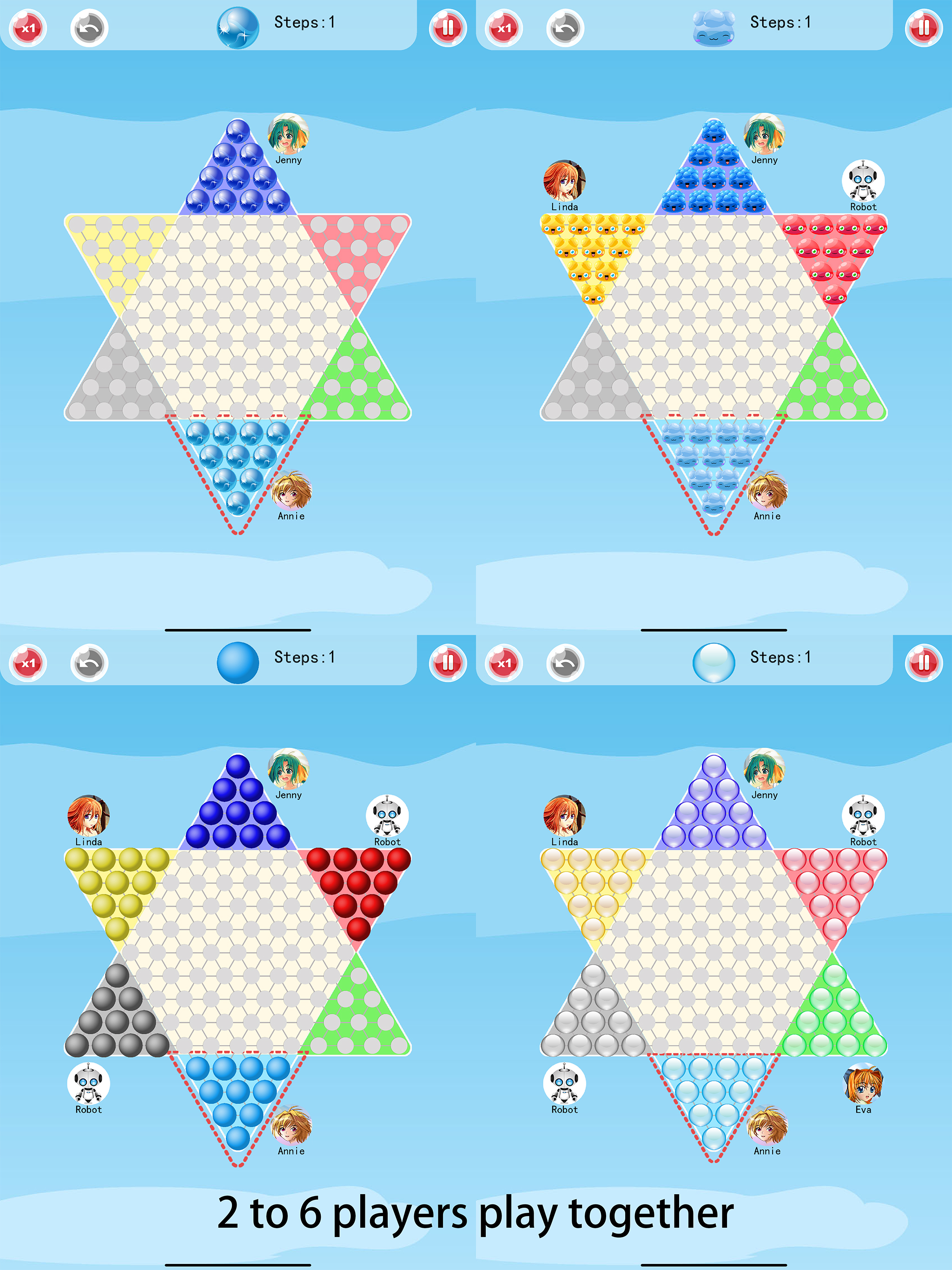Chinese Checkers-A.I. Enhanced screenshot 9