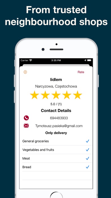 Screenshot #2 pour Groceries delivery