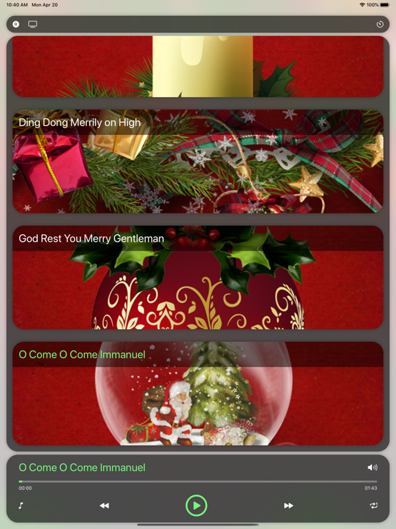 Screenshot #6 pour Noël Hymnes Thèmes de Vacances