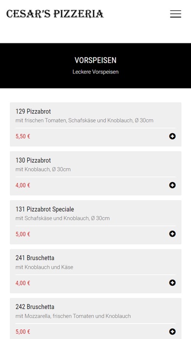 Screenshot #2 pour Cesar's Pizzeria (Bad Nauheim)