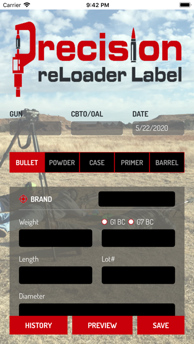 Screenshot #1 pour Precision reLoader Label