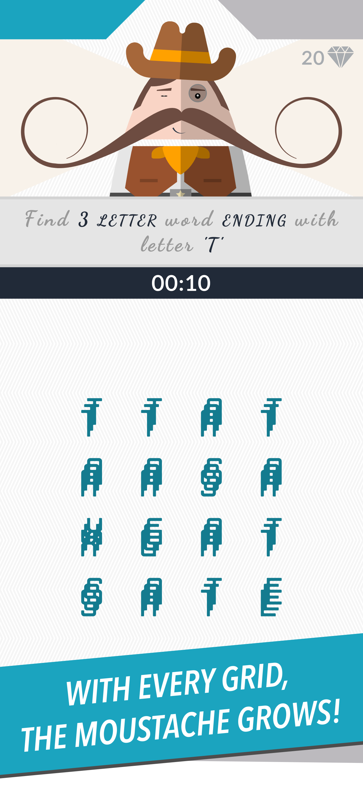 Mr. Mustachio : Word Search screenshot 11