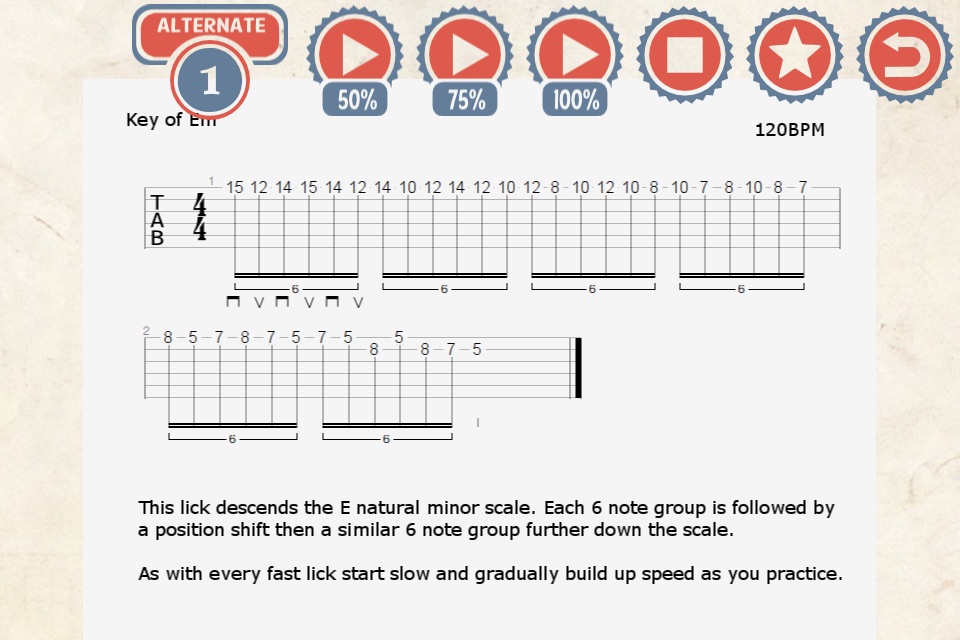 85 Metal Guitar Licks screenshot 2