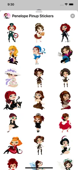 Game screenshot Penelope Pinup Stickers hack