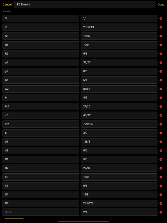Entonal Tuner iPad screenshot 8 - Music app