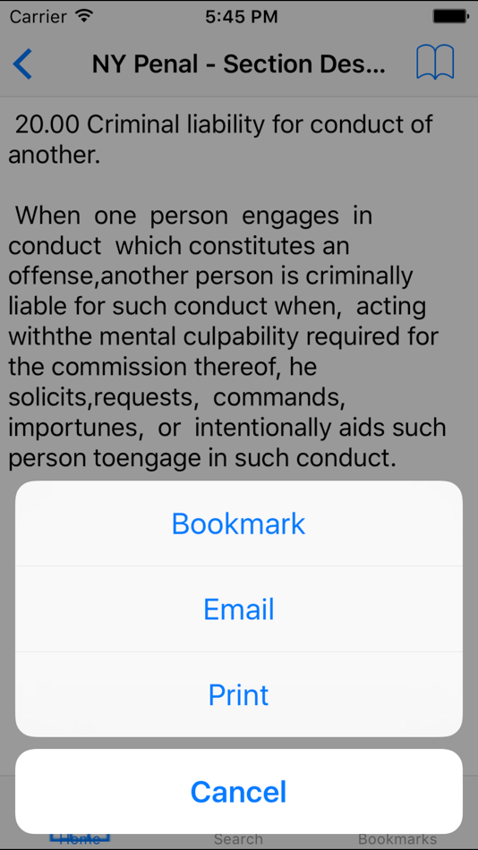 #5. NY Penal Code (iOS) Ved: Leela Software Inc
