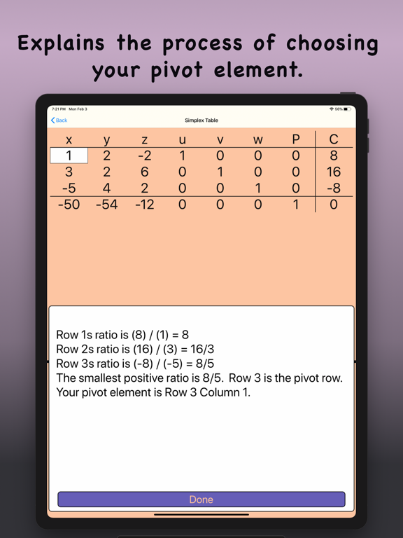 Screenshot #6 pour Simplex Method