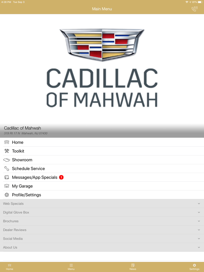 Cadillac of Mahwah DealerApp