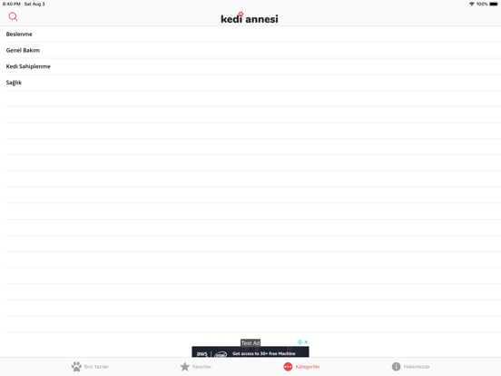 Kedi Annesi iPad screenshot