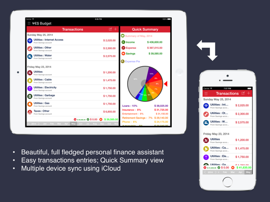 Screenshot #4 pour Mobile Expense Tracker Pro