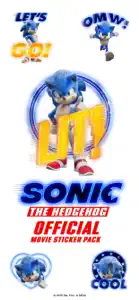 Official Sonic Movie Stickers screenshot #1 for iPhone