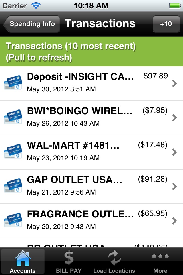 Insight Visa® Prepaid - Mobile screenshot 4