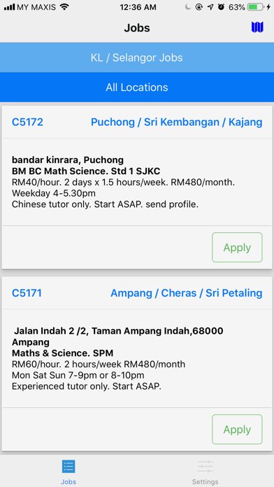 Tuition Hero Malaysia Screenshot