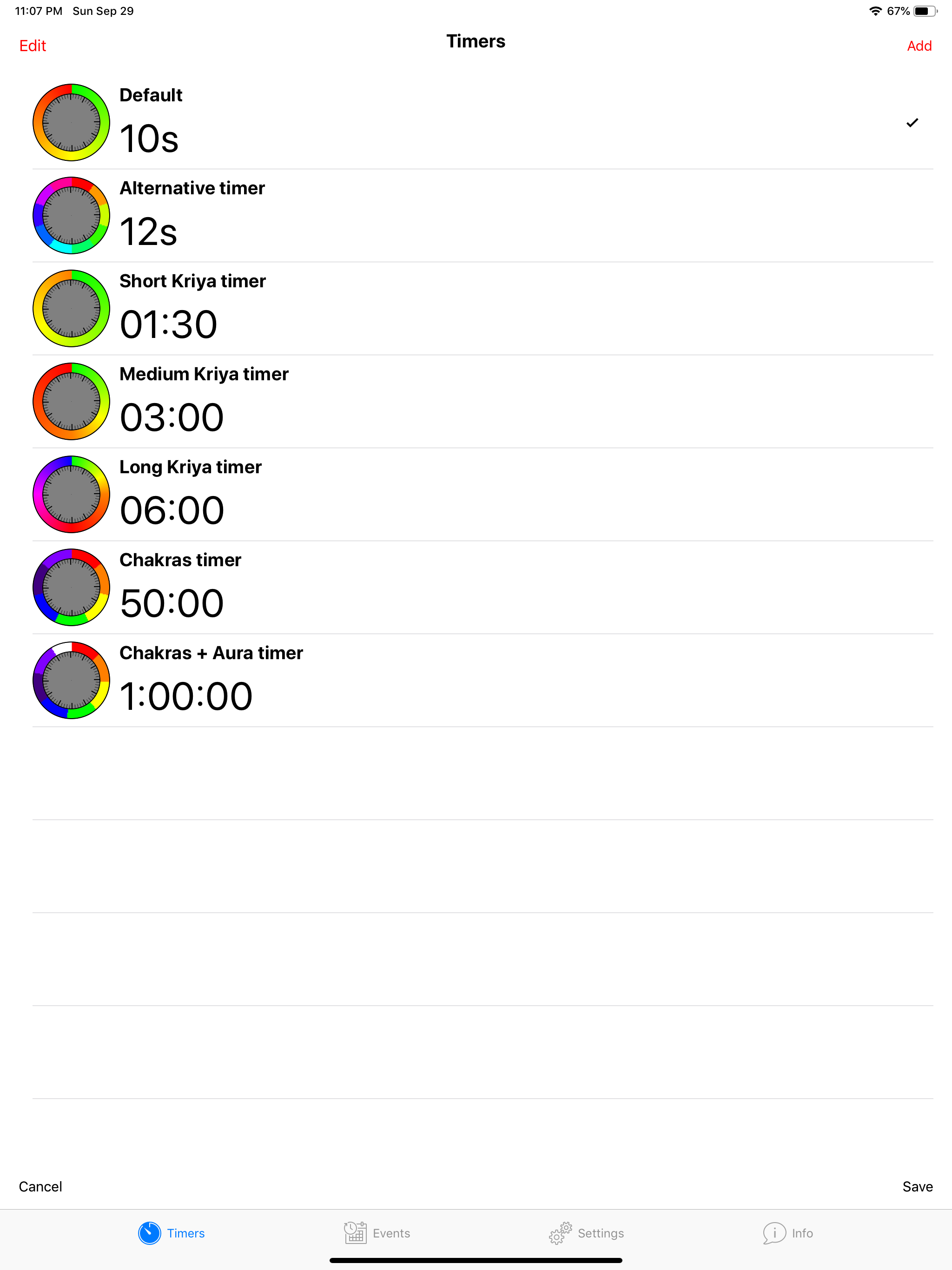 Colored Timer Pro screenshot 18