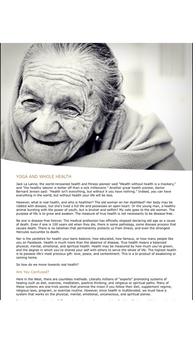 Yoga Journey Magazine Screenshot