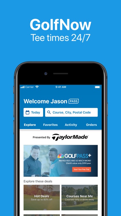 GOLFNOW Book TeeTimes Golf GPS screenshot-0