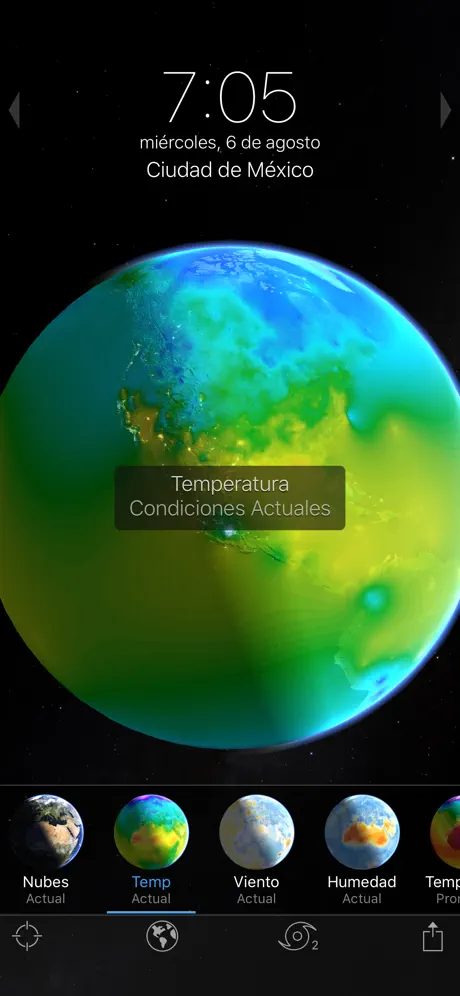 Living Earth - Clock & Weather