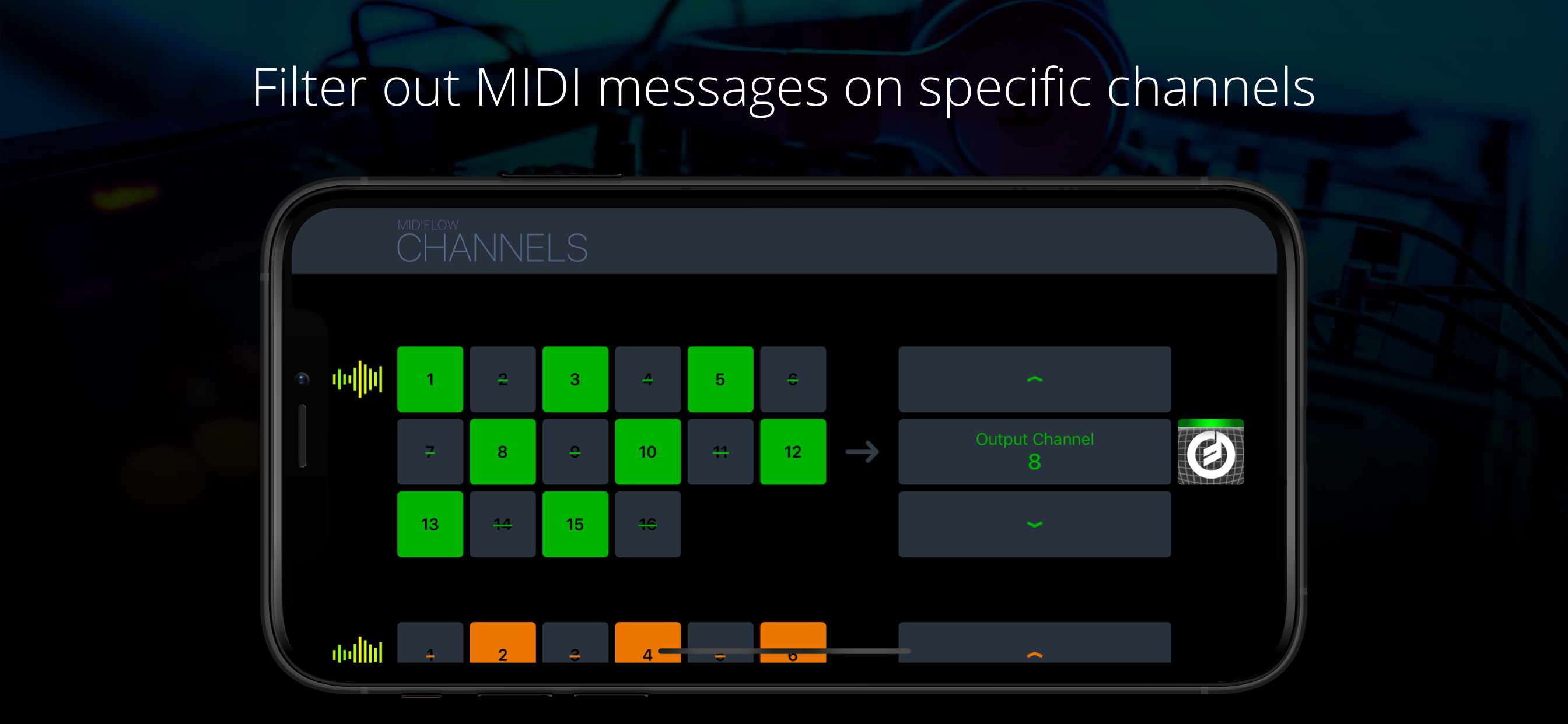 Midiflow Channels (Audiobus)