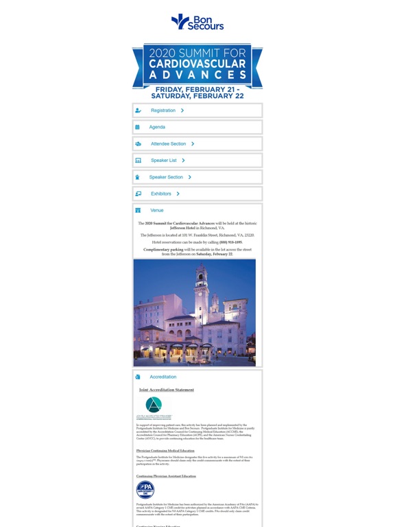 Bon Secours Conference