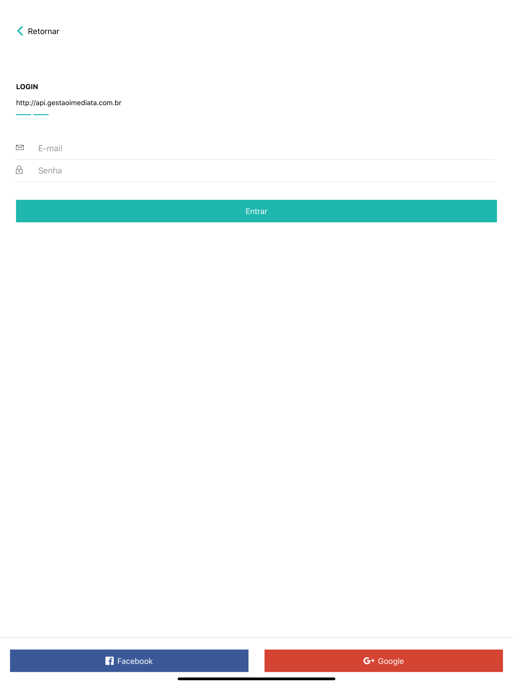 Gestão Imediata App
