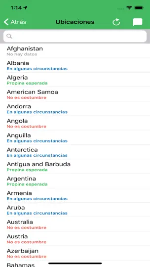 Captura de pantalla de TipFox en iPhone 3