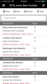 Chicago Park Dist. - Athletics screenshot