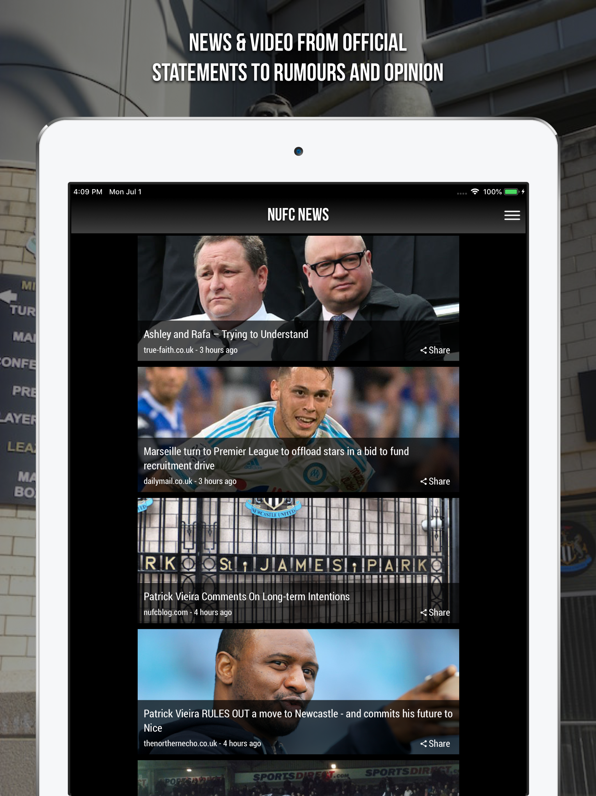 NUFC News App