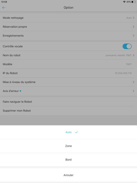 Screenshot #6 pour Proscenic Robotic