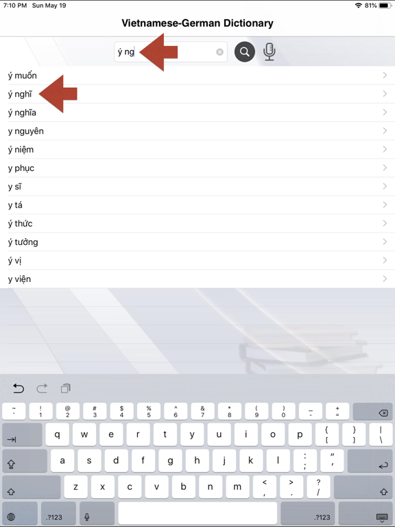 Screenshot #4 pour Vietnamese-German Dictionary