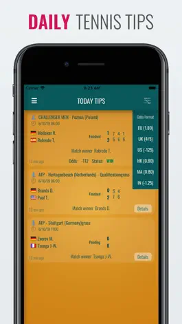 Game screenshot Winner Tennis Tips mod apk