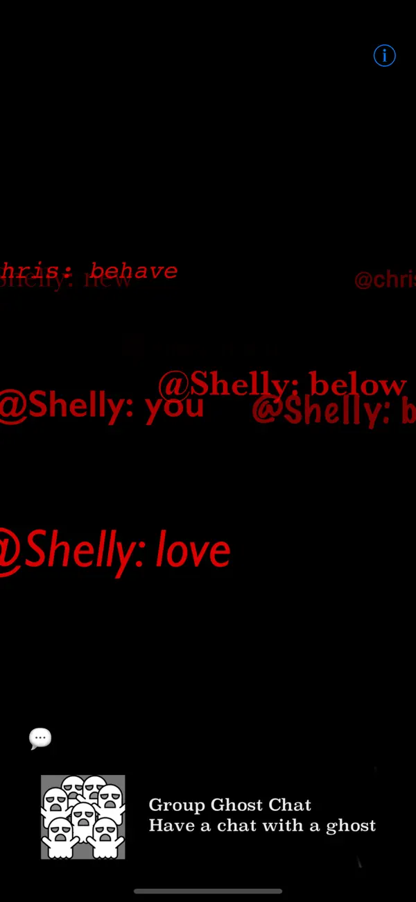 Group Ghost Chat Screenshot 1
