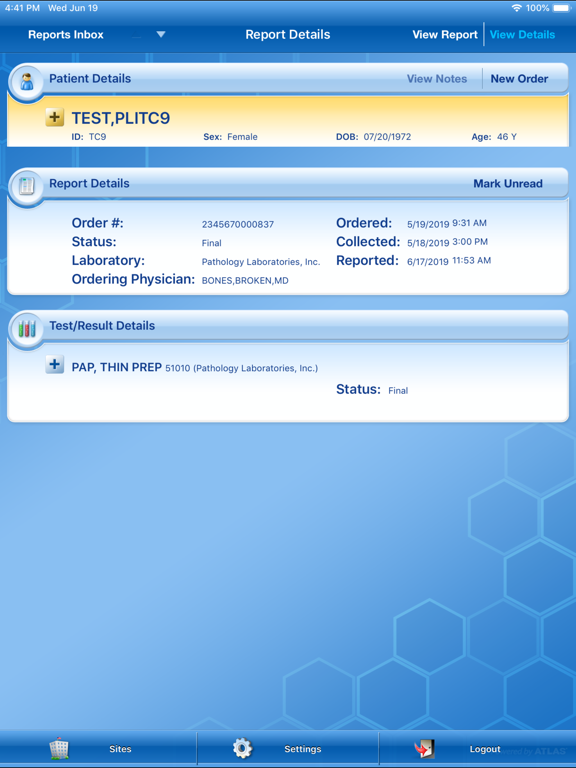 Screenshot #6 pour Toledo PathLabs App for iPad