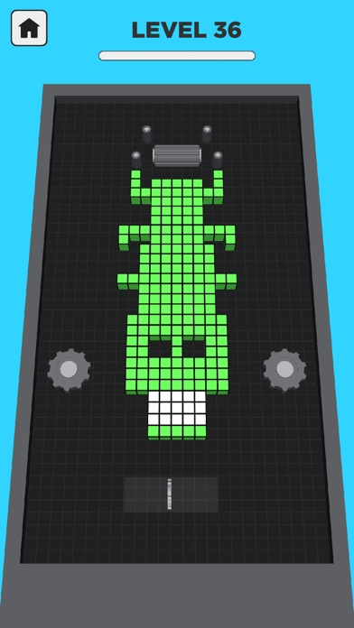 Screenshot #1 pour Color Cube Crush: 3D Saw Cut