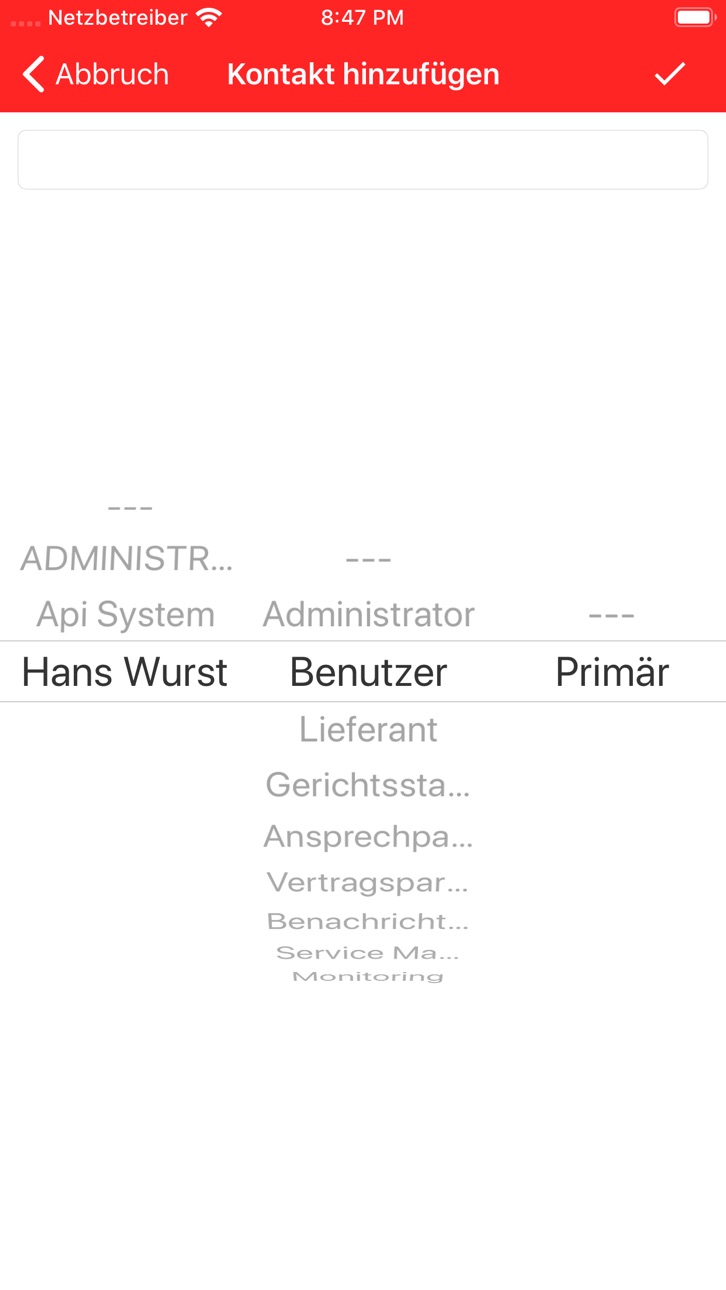 iPhone screenshot