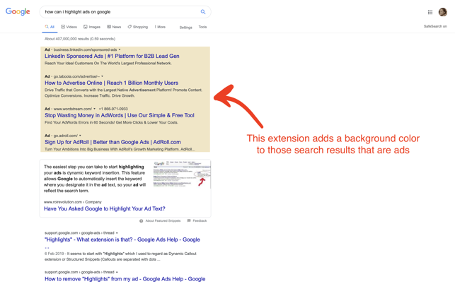 Highlight Ads on Google.com(圖2)-速報App