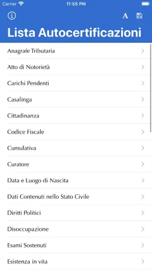 Io Autocertifico screenshot 2