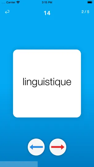 Screenshot von Genre - French Noun Genders auf dem iPhone 1