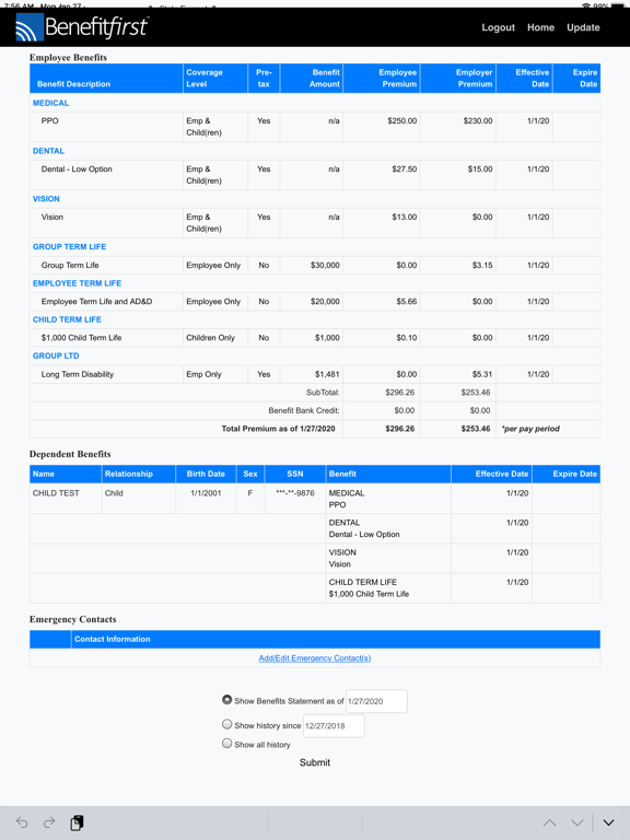 Benefitfirst iPad screenshot 4 - Business app