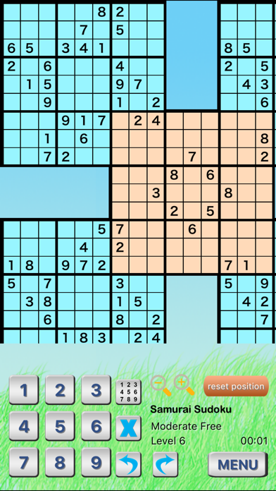 Samurai Sudoku Screenshot