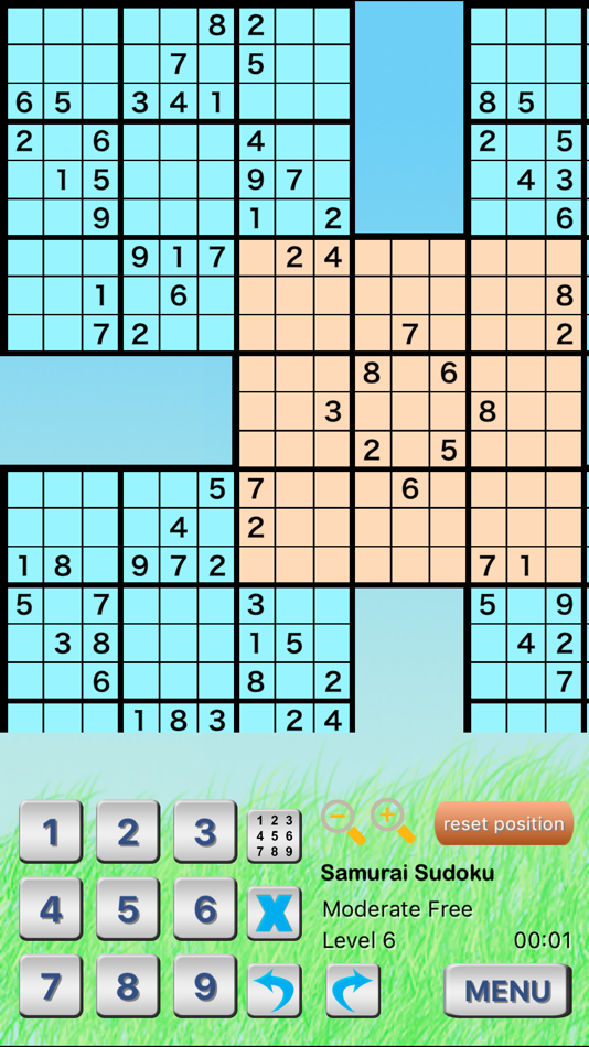 #3. Samurai Sudoku (iOS) Podle: Stanley Lam